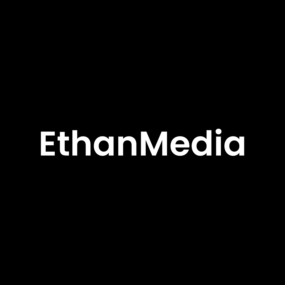 EthanMedia Black Square Logo