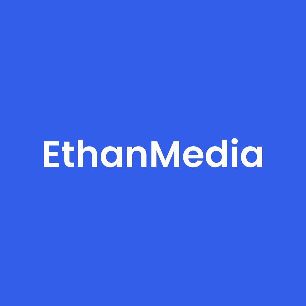 EthanMedia Black Square Logo