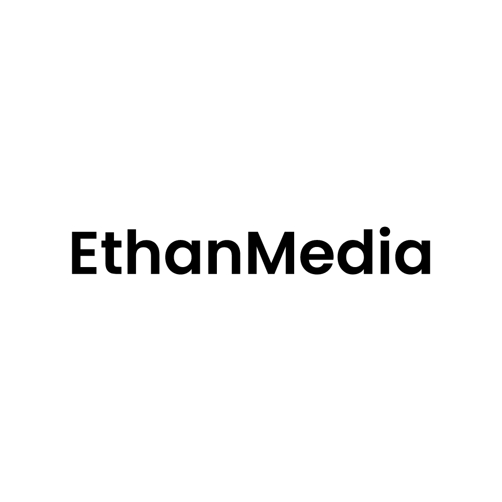 EthanMedia Black Square Logo